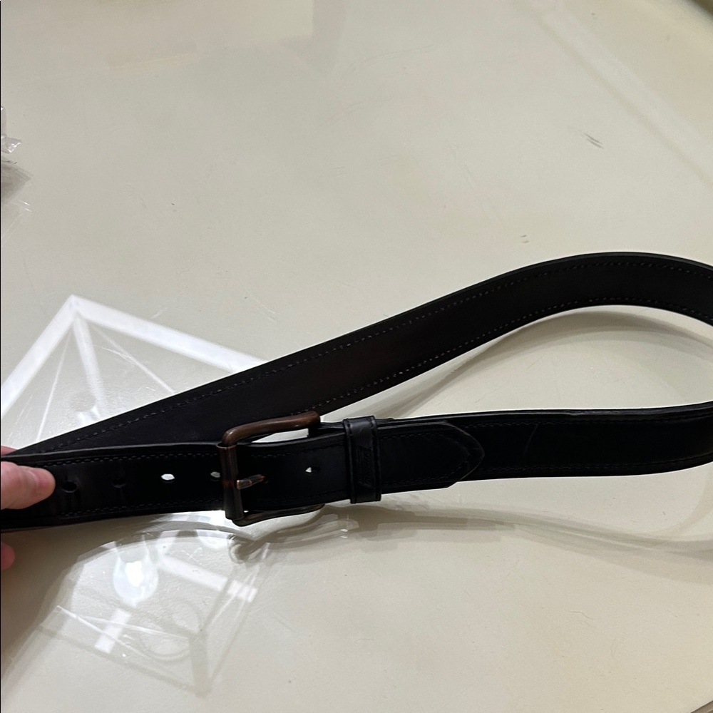 Dickies Leather Men's Belt in Black - Classic Casual Style size 38 - Picture 5 of 5